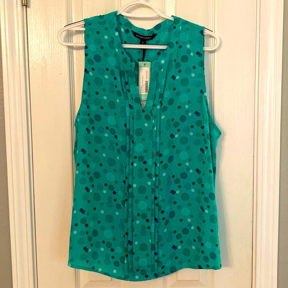 Pleated blouse